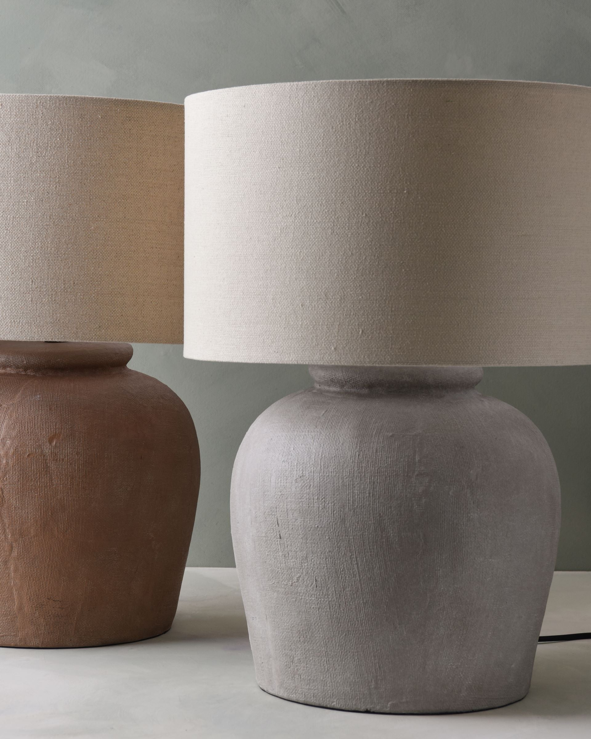 Cement Oversized Greenleigh Table Lamp - Image 4