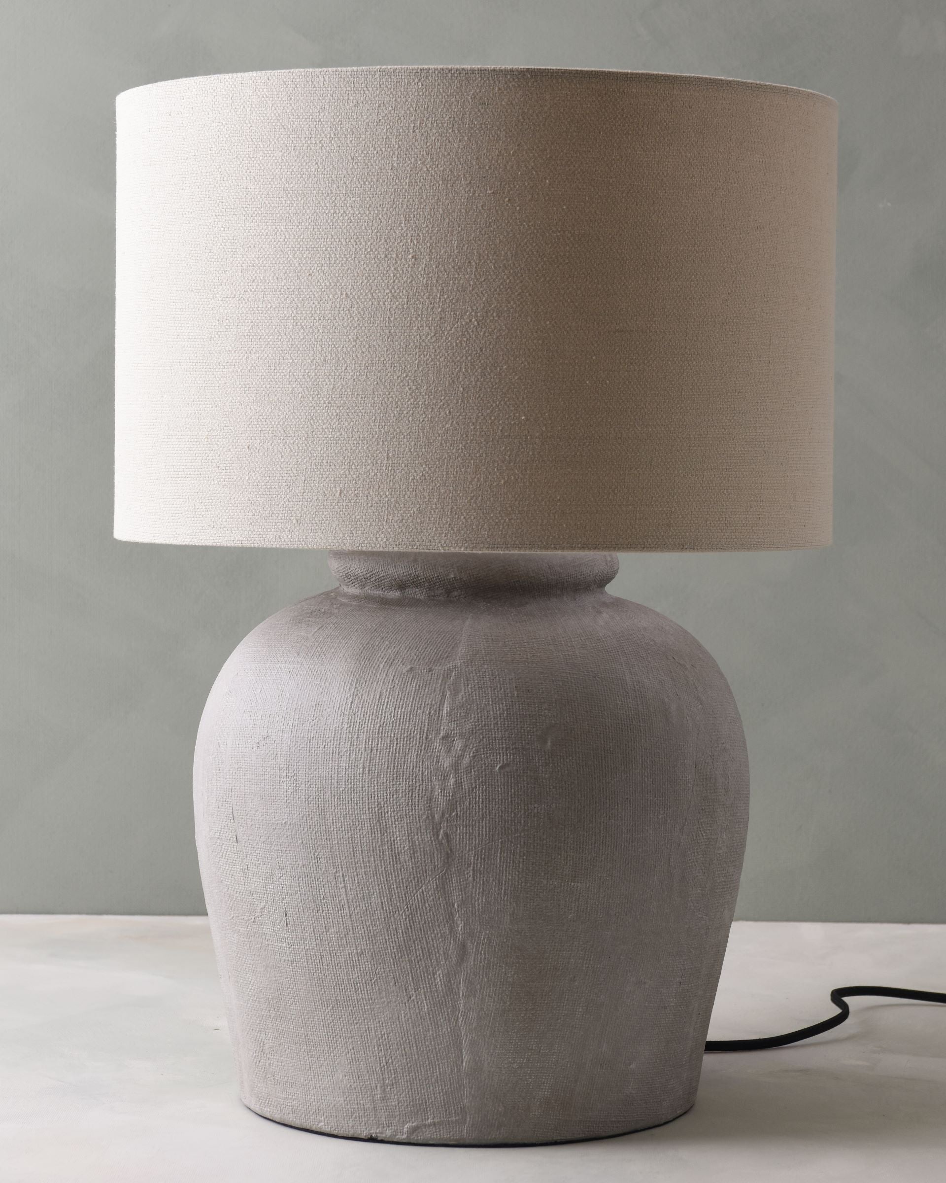 Cement Oversized Greenleigh Table Lamp - Image 2