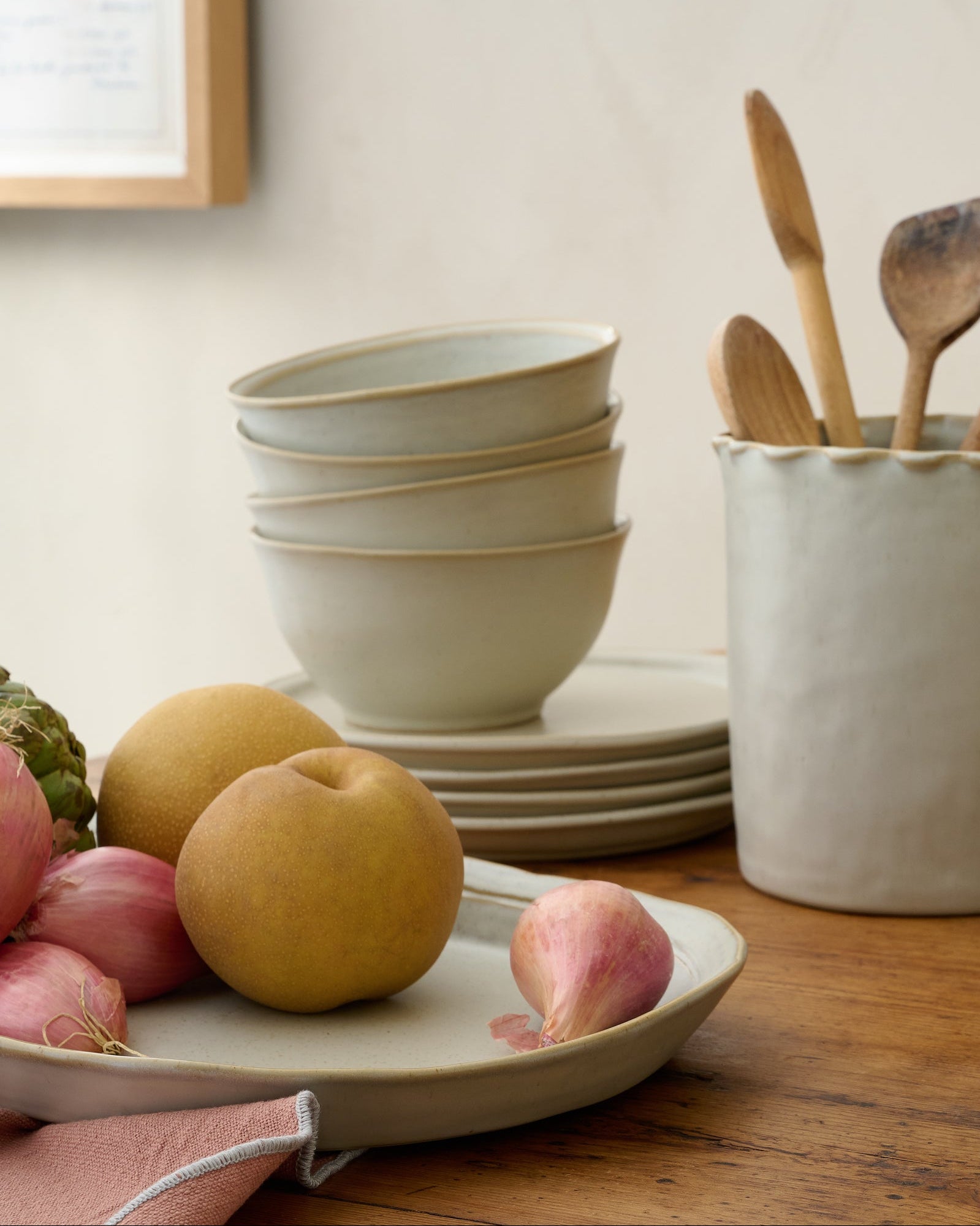 French Grey Serving Tray - Image 3