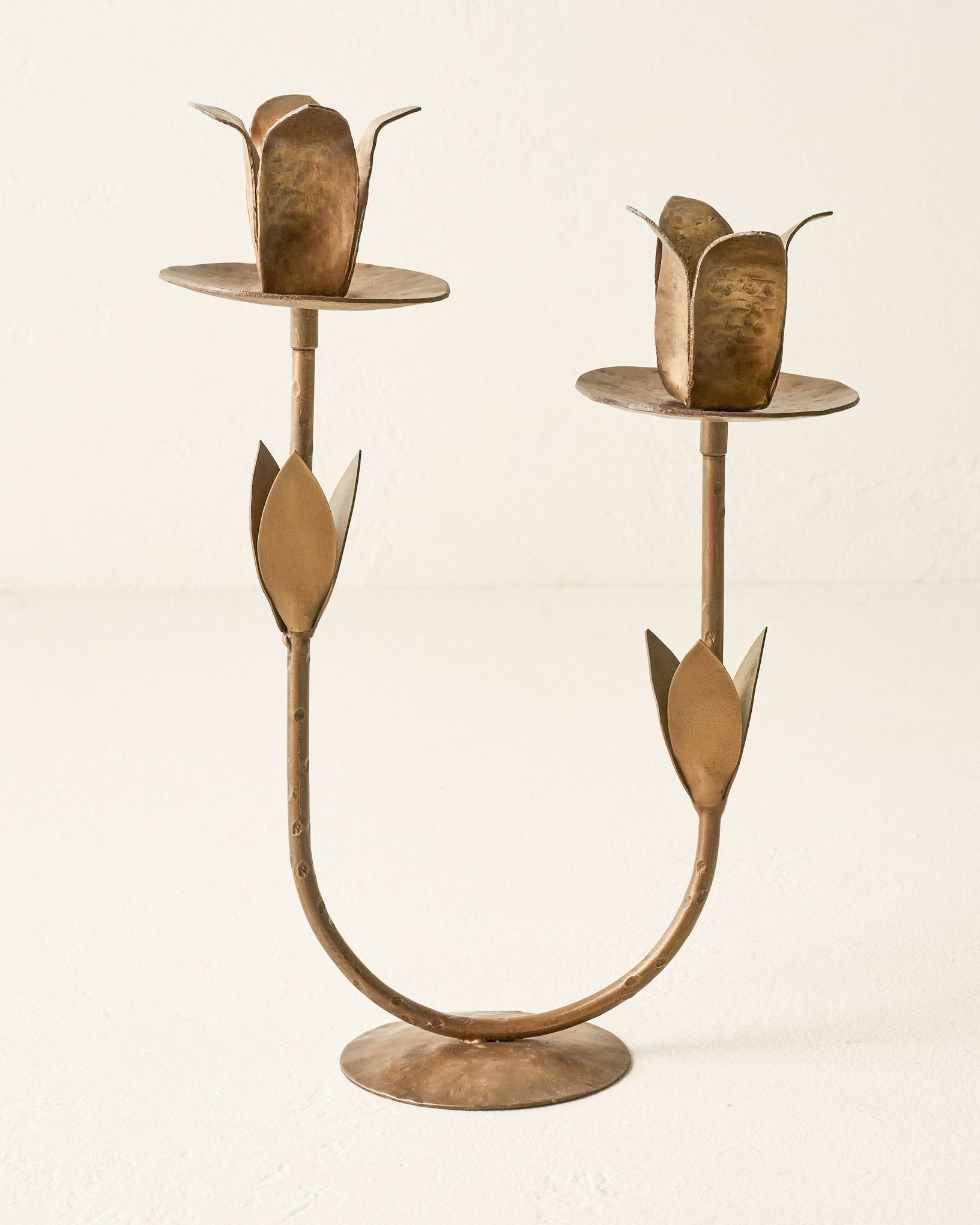 Double Forged Tulip Taper Holder - Image 2