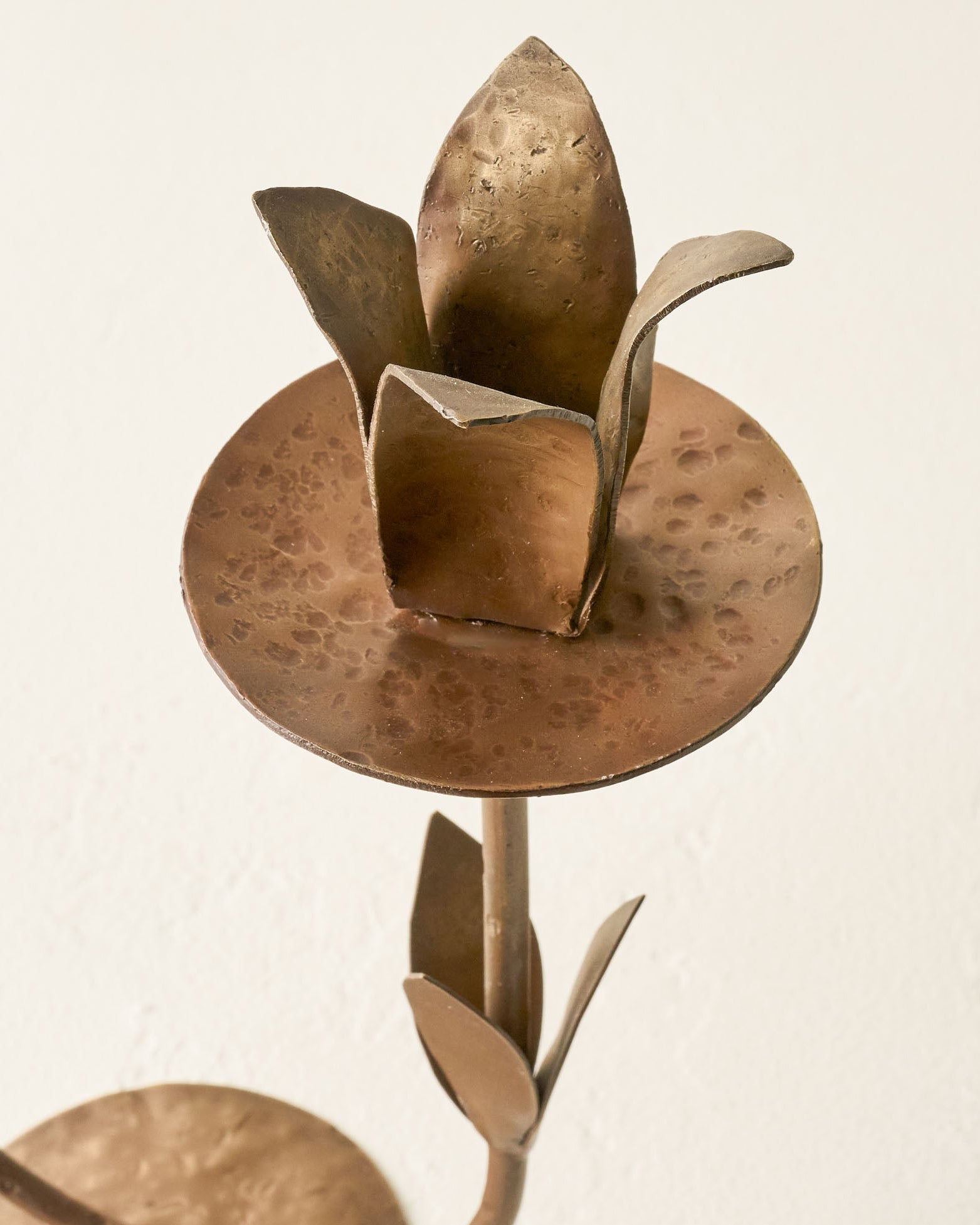 Double Forged Tulip Taper Holder - Image 3