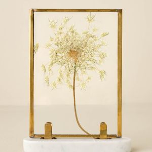 Antique Brass Bracket Photo Frame