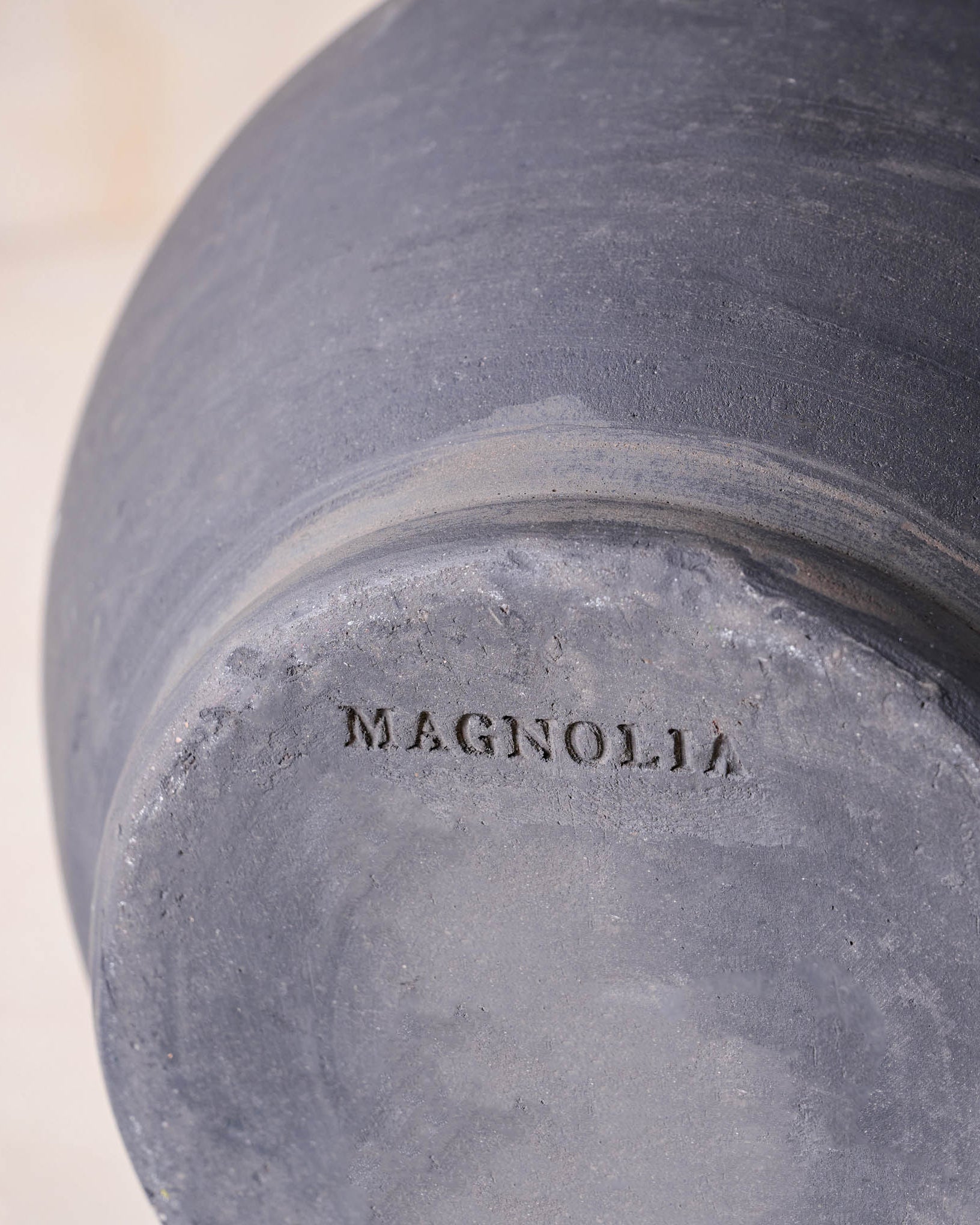 Rustic Black Hand-Made Vase - Image 3