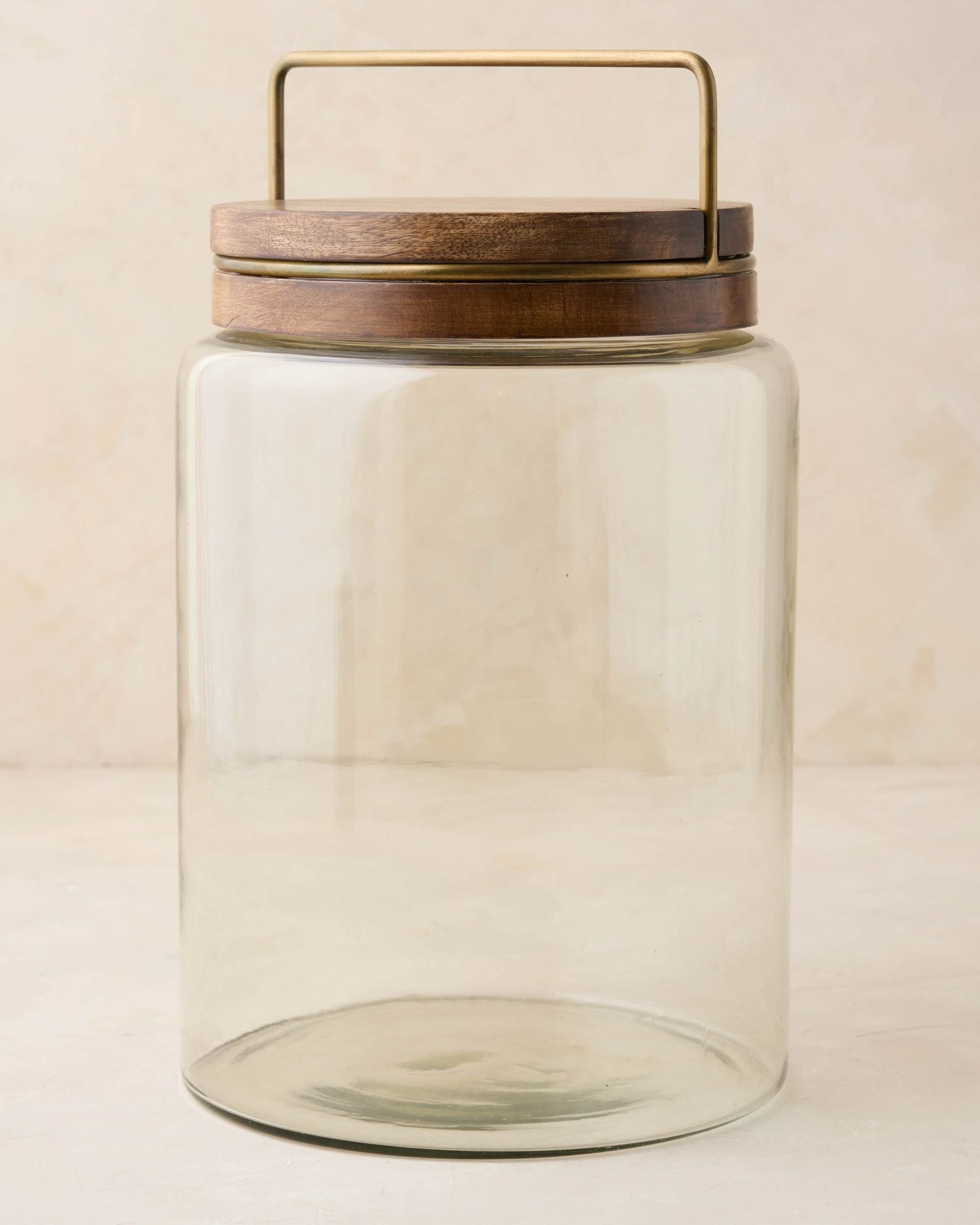Wood with Antique Brass Canister - Image 6