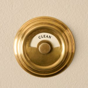 Antique Brass Dishwasher Marker