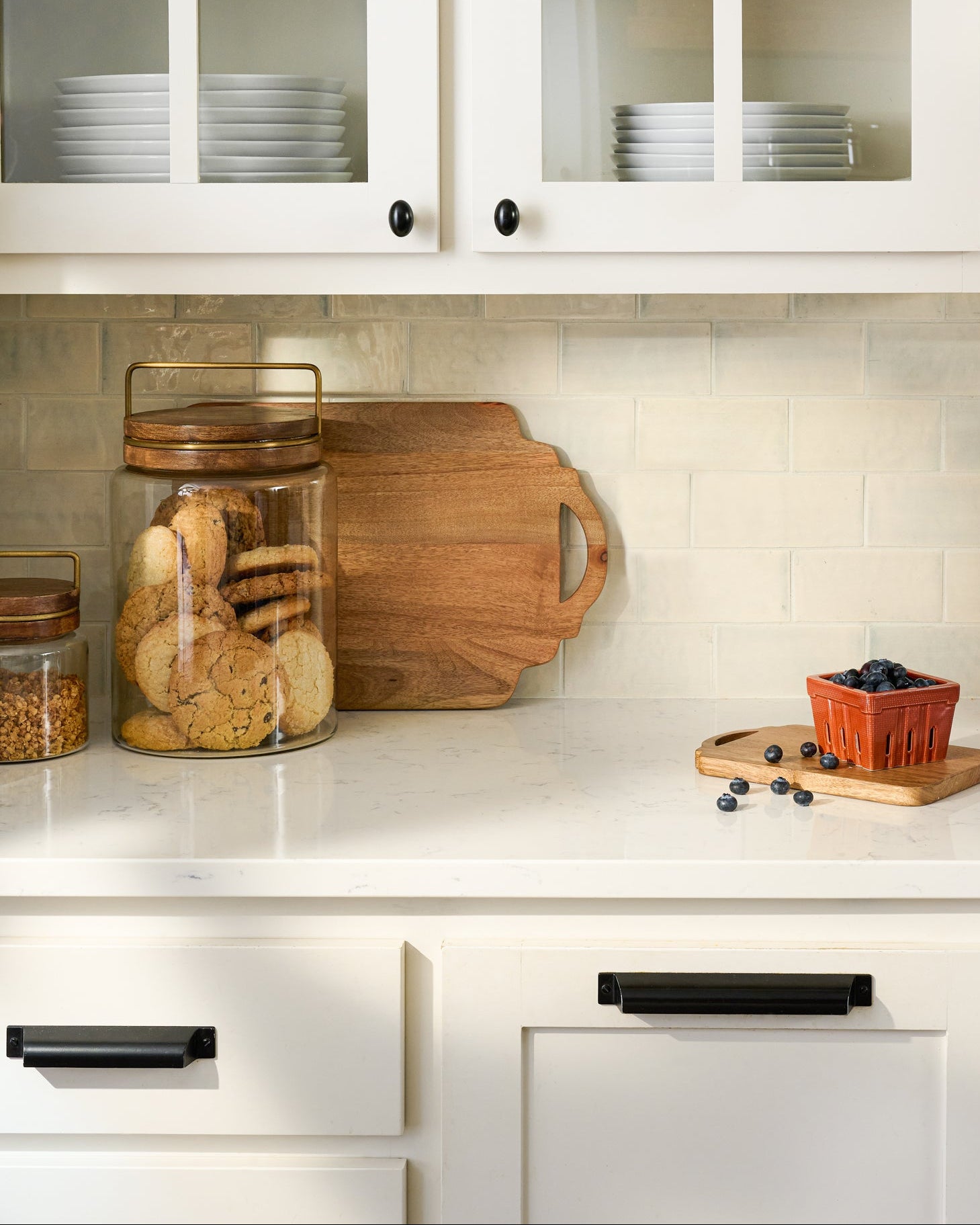 Wood with Antique Brass Canister - Image 9