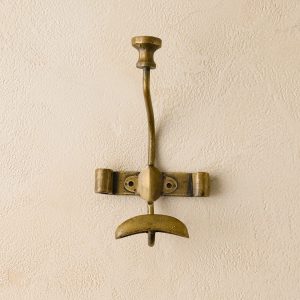 Duke Antique Brass Metal Wall Hooks