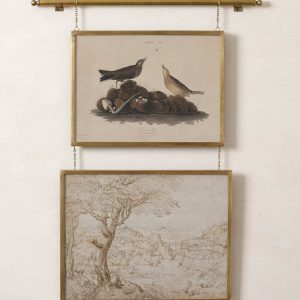 Colleen Brass Rail Double Picture Frame