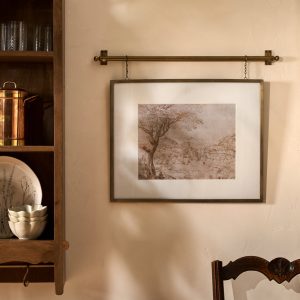 Colleen Brass Rail Picture Frame