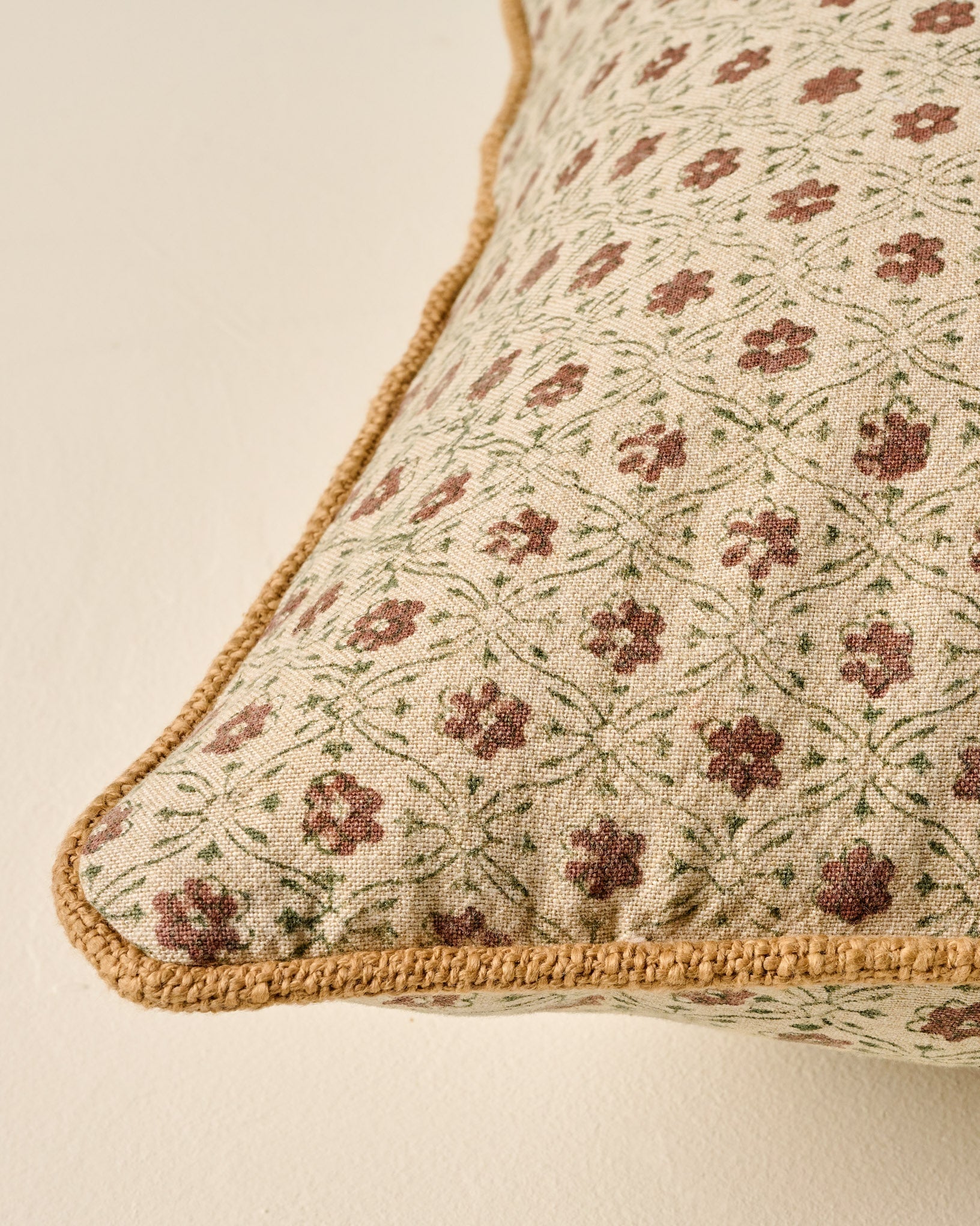 Thea Clay Block Print Pillow - Image 3