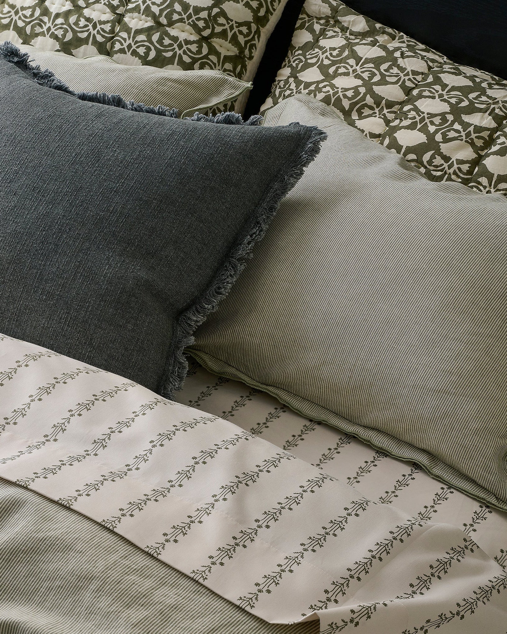 Sylvie Vine Printed Sheet Set - Image 5