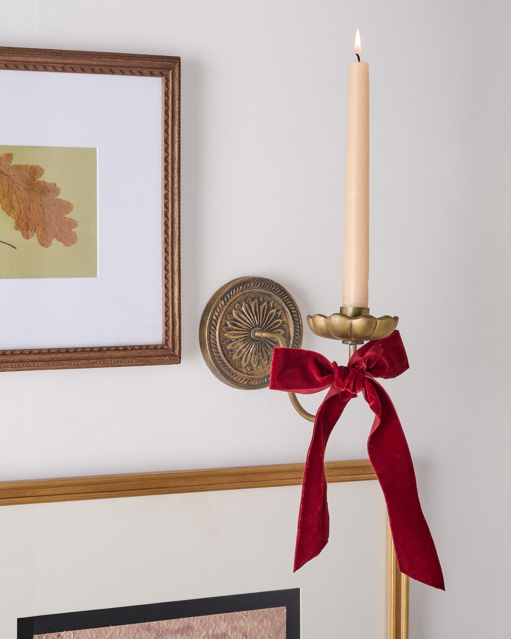 Anna Antiqued Brass Wall Sconce - Image 3