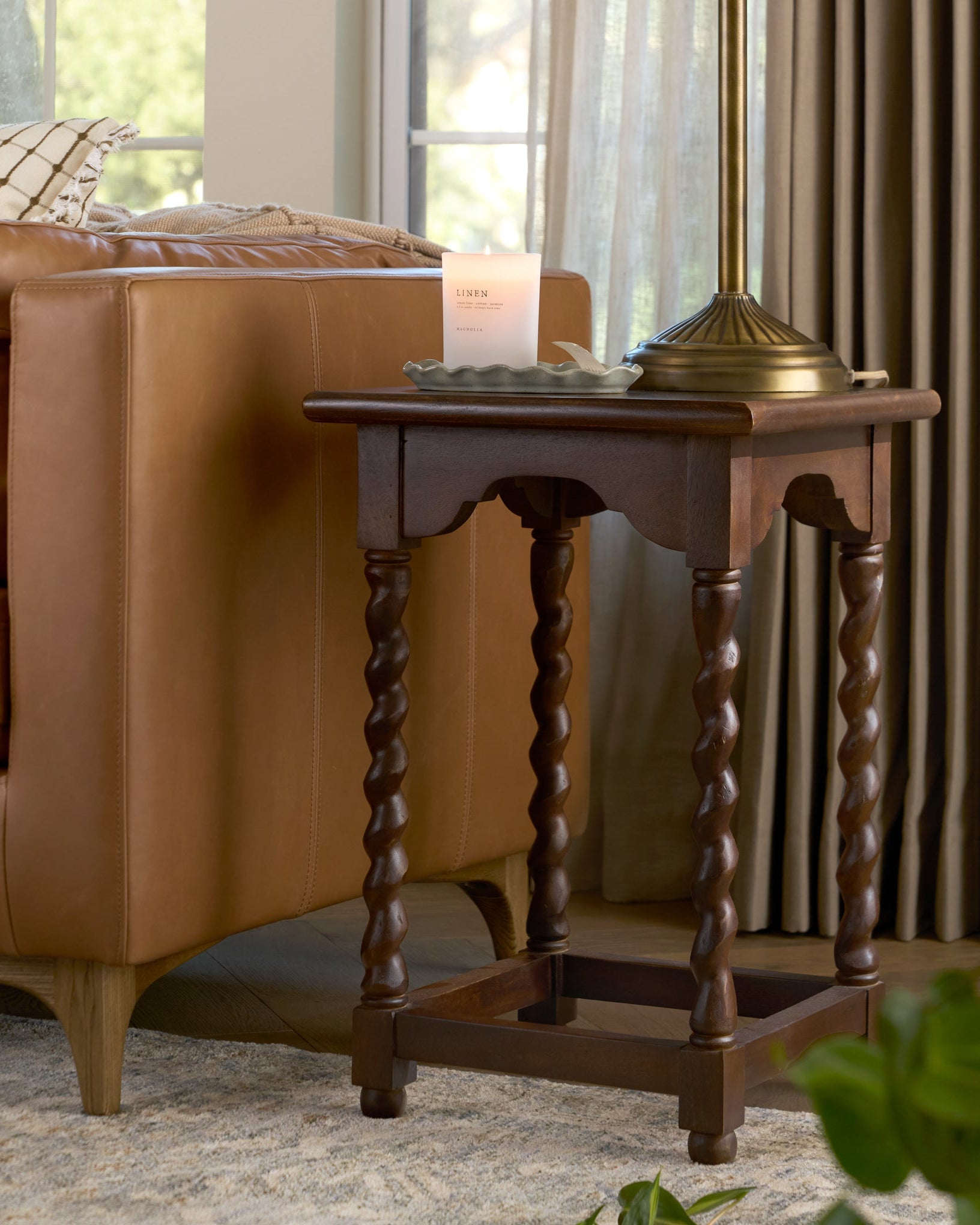 Barley Twist Accent Table - Image 4