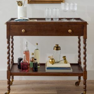 Barley Twist Bar Cart