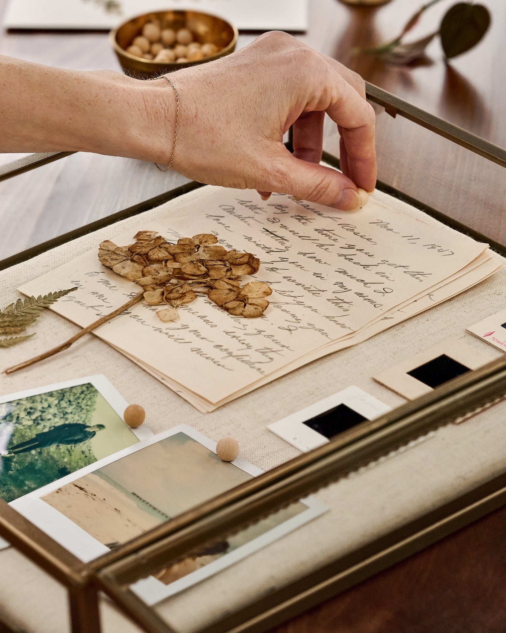 Your Story Brass Display Cabinet - Image 9