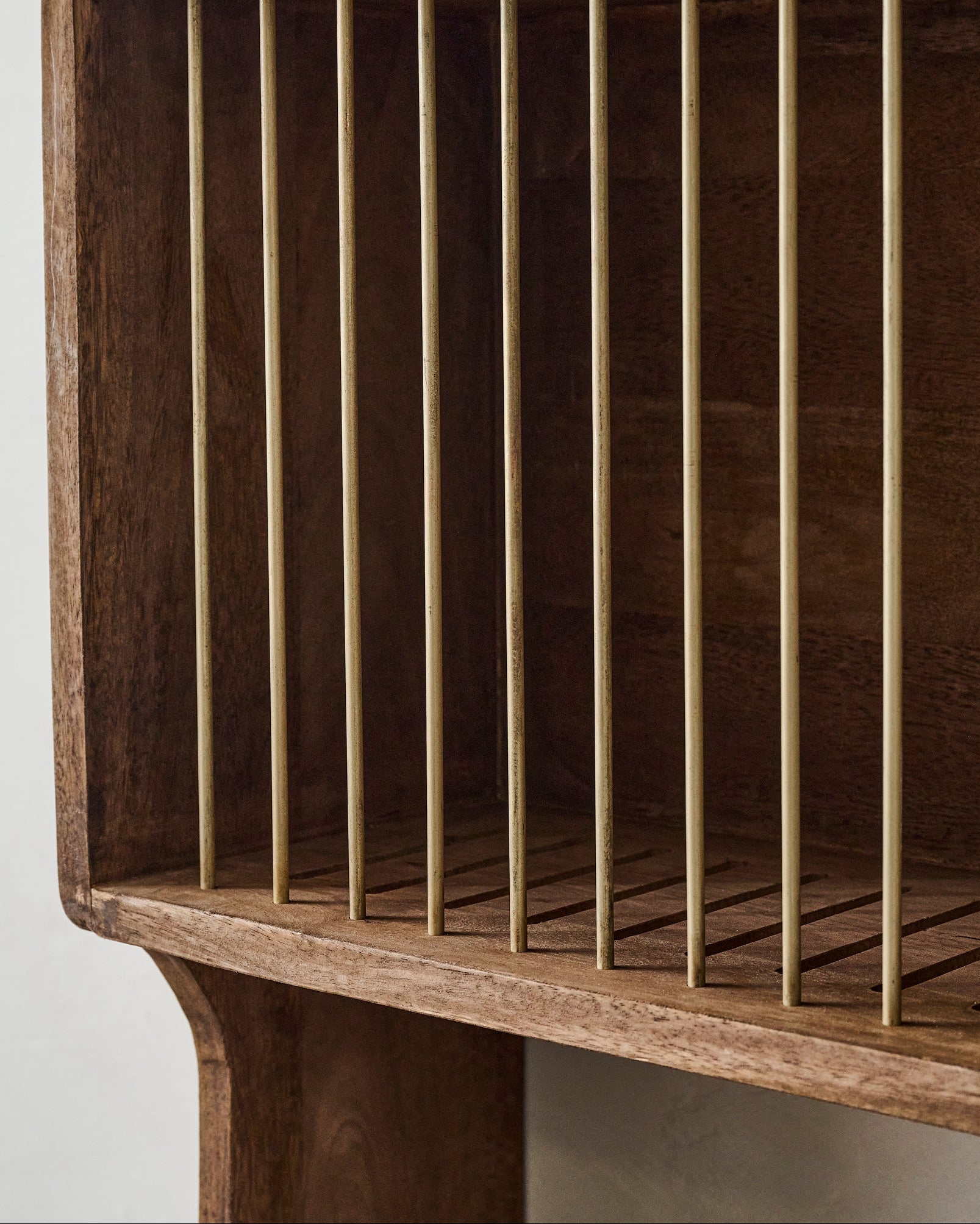 Quinn Wooden Dish Cabinet - Image 5