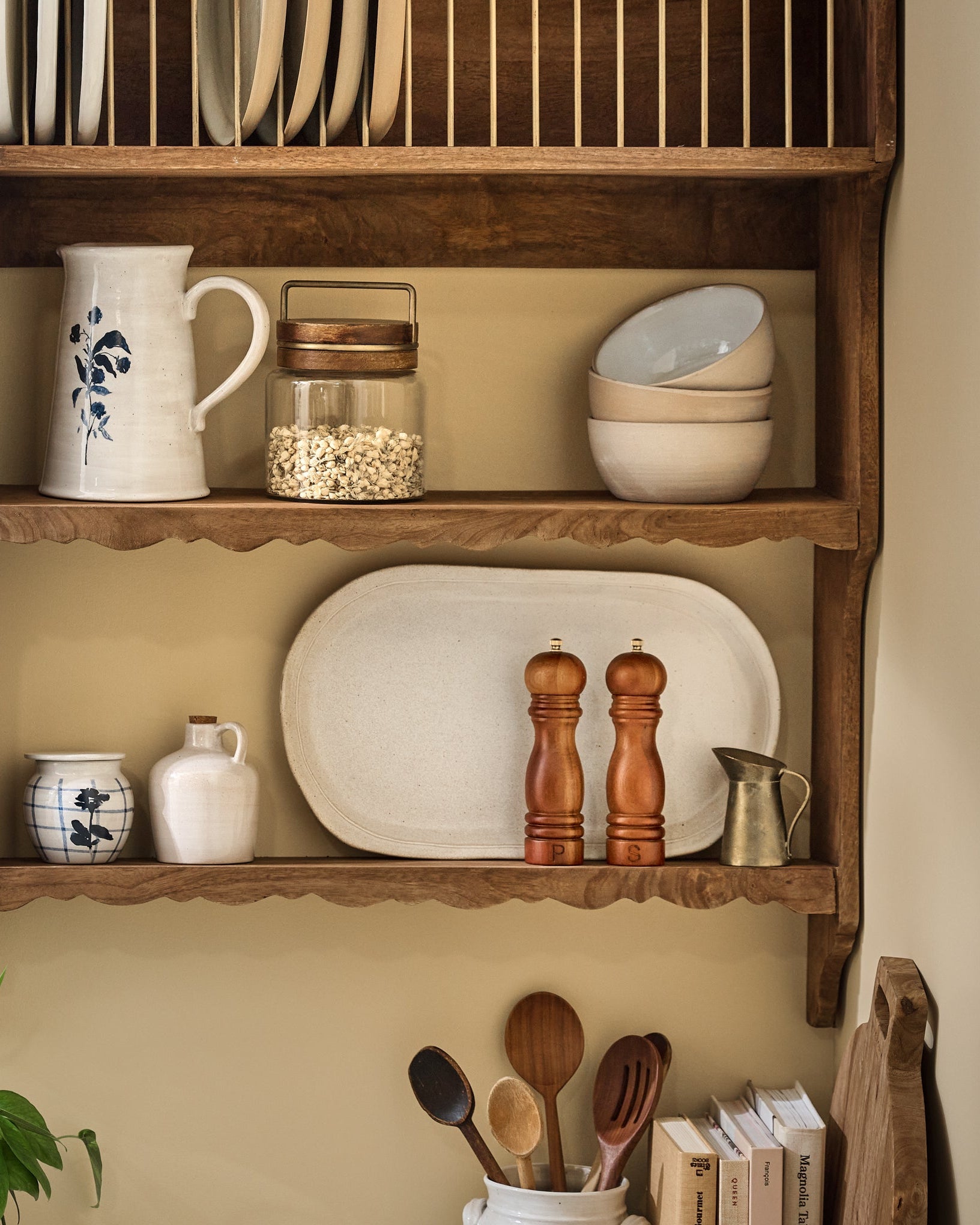 Quinn Wooden Dish Cabinet - Image 7
