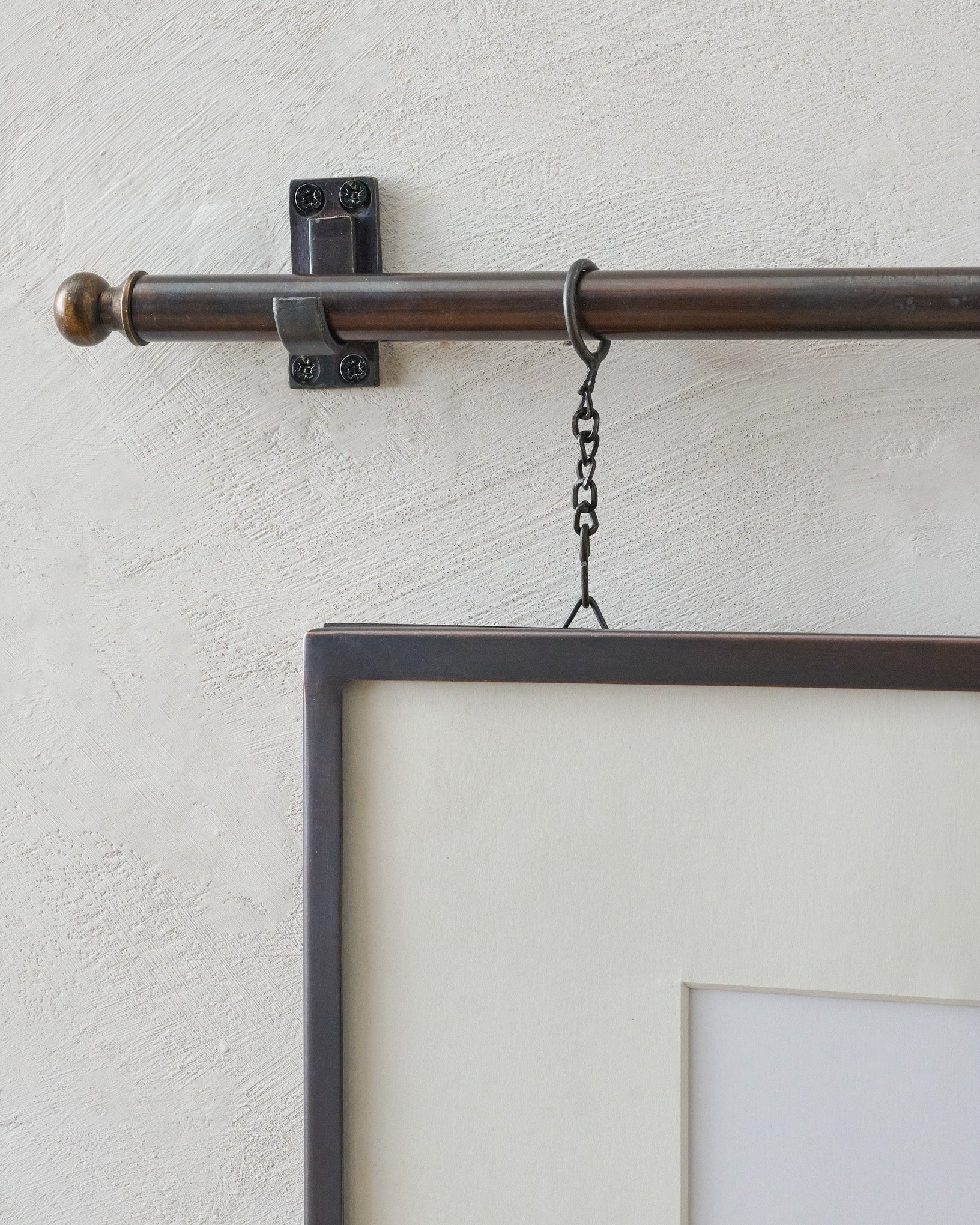 Colleen Antique Bronze Rail Picture Frame - Image 3