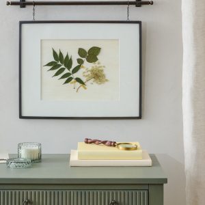 Colleen Antique Bronze Rail Picture Frame