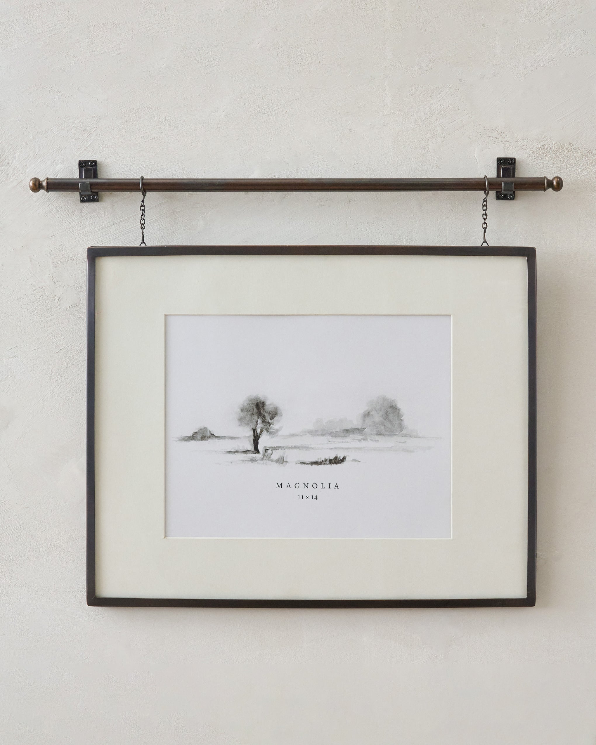 Colleen Antique Bronze Rail Picture Frame - Image 2