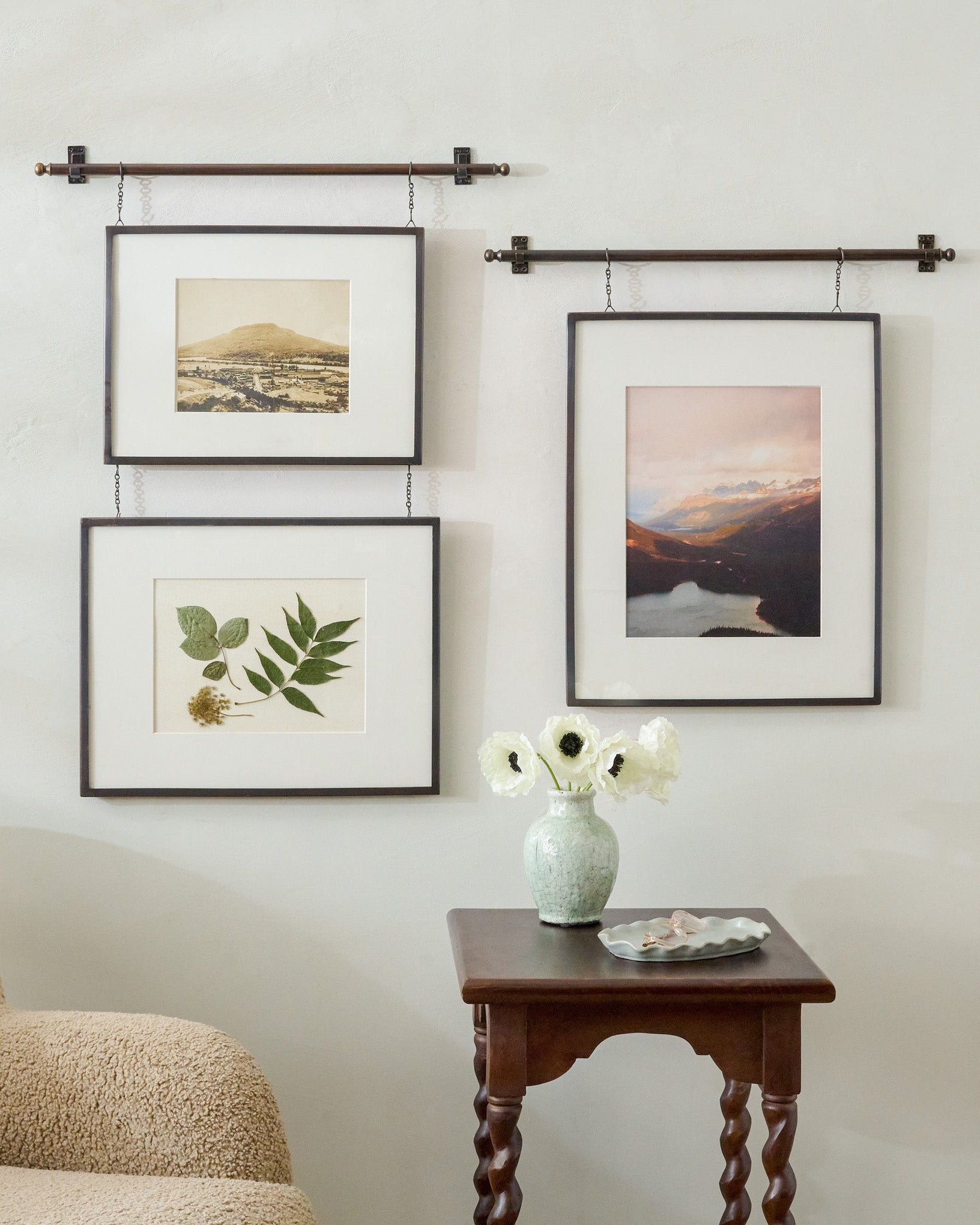 Colleen Antique Bronze Rail Picture Frame - Image 4
