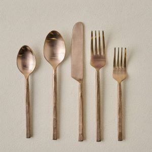 Copper Flatware Set of Five