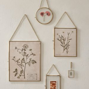 Josie Hanging Brass Photo Frame