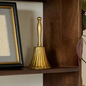 Marie Fluted Brass Bell