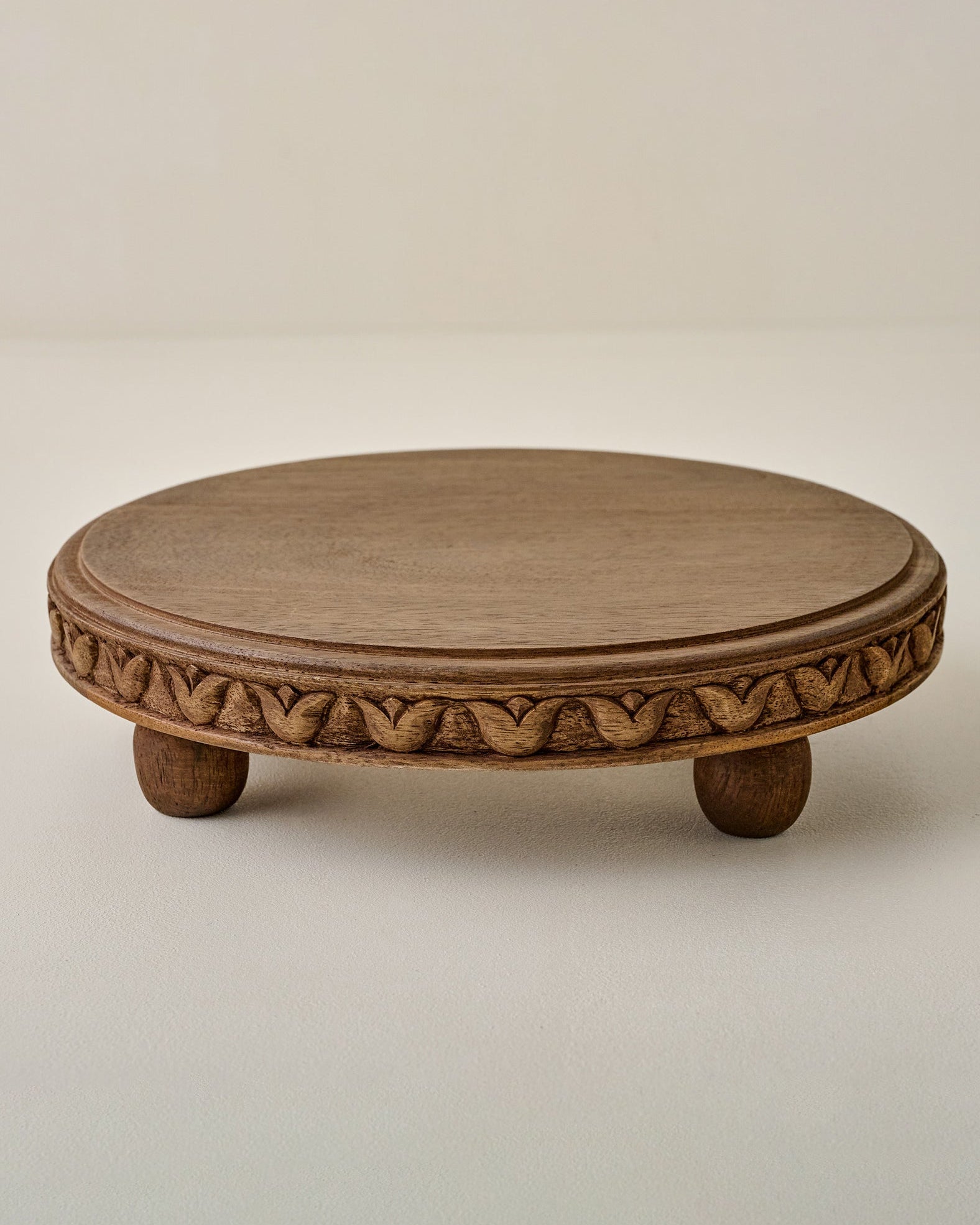 Warren Carved Wood Riser - Image 2