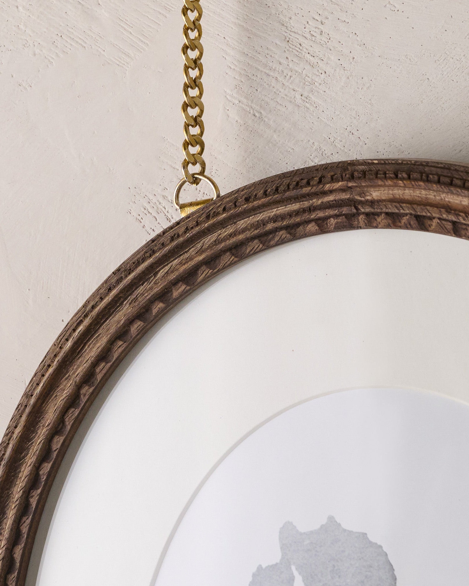 Colleen Wood and Brass Rail Multi Picture Frame - Image 4