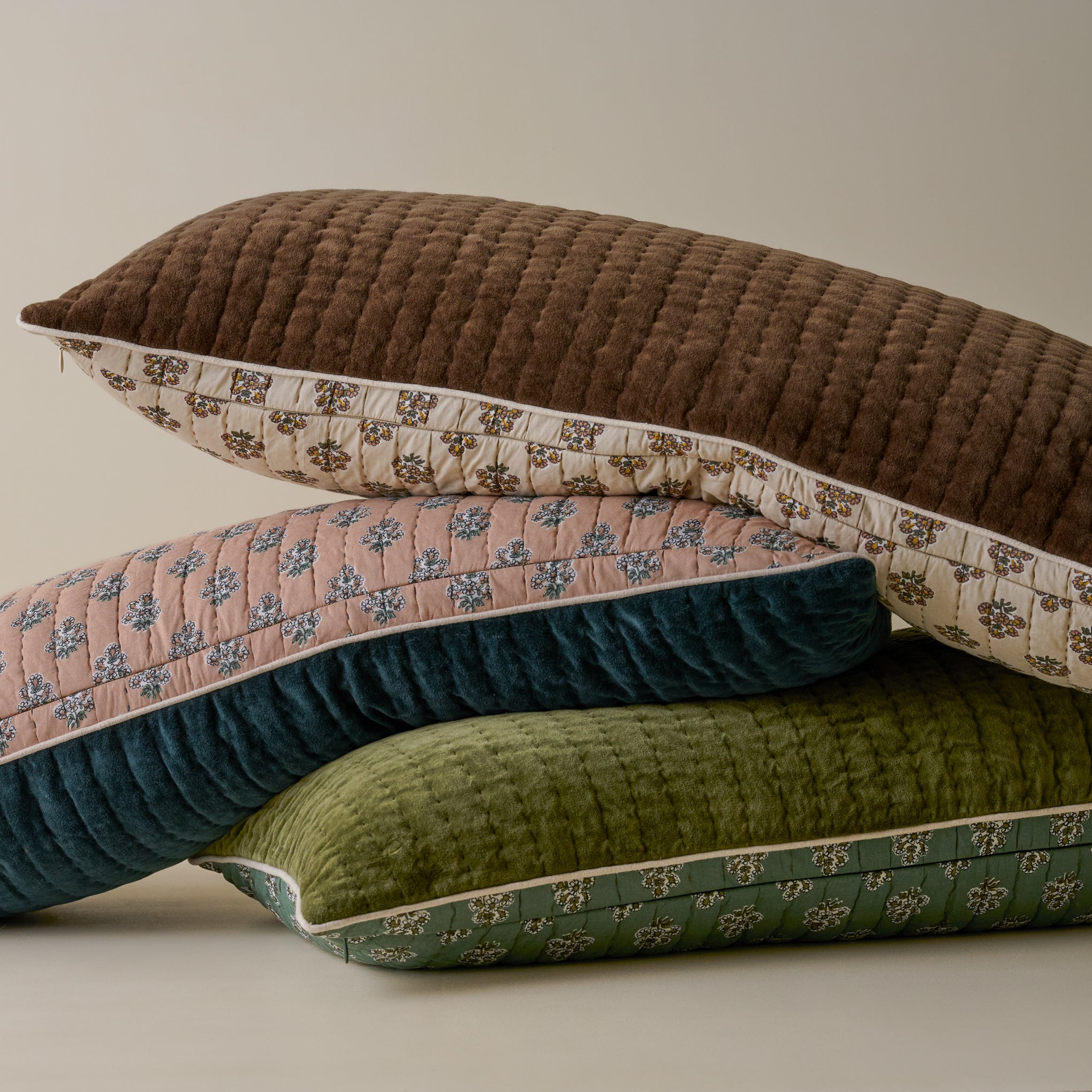 Audrey Velvet Lumbar Pillow- Magical Forest - Image 5