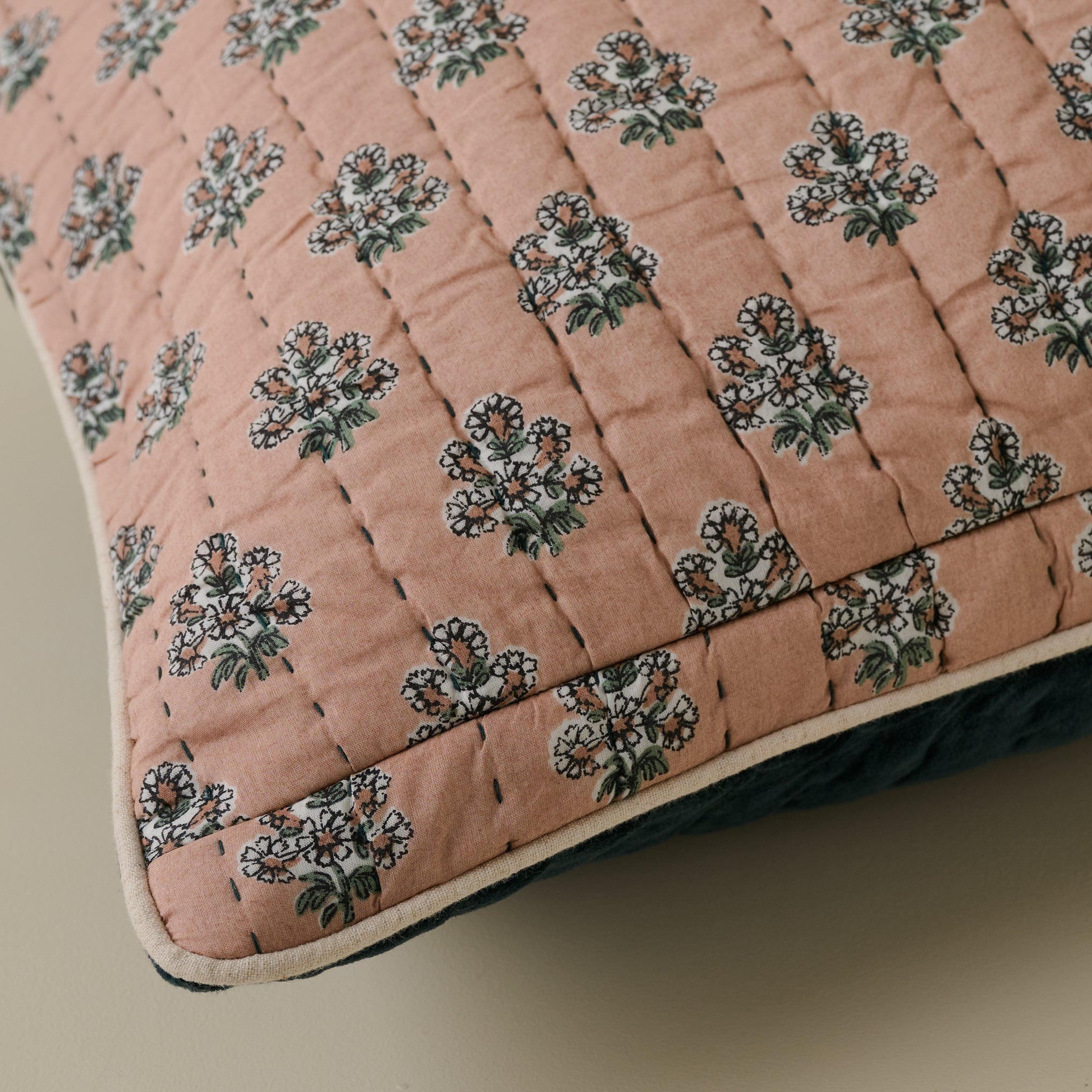 Audrey Velvet Lumbar Pillow- Magical Forest - Image 3