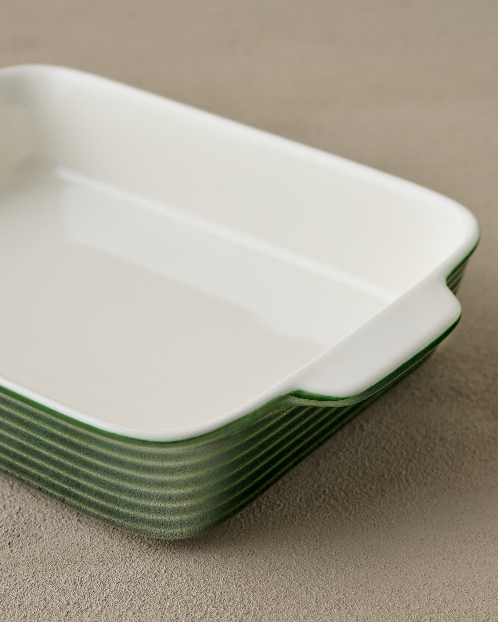 The Cottage Collection Forest Green Baking Dish Set of Three - Image 4