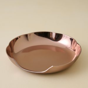 Magnolia Copper Scalloped Spoon Rest