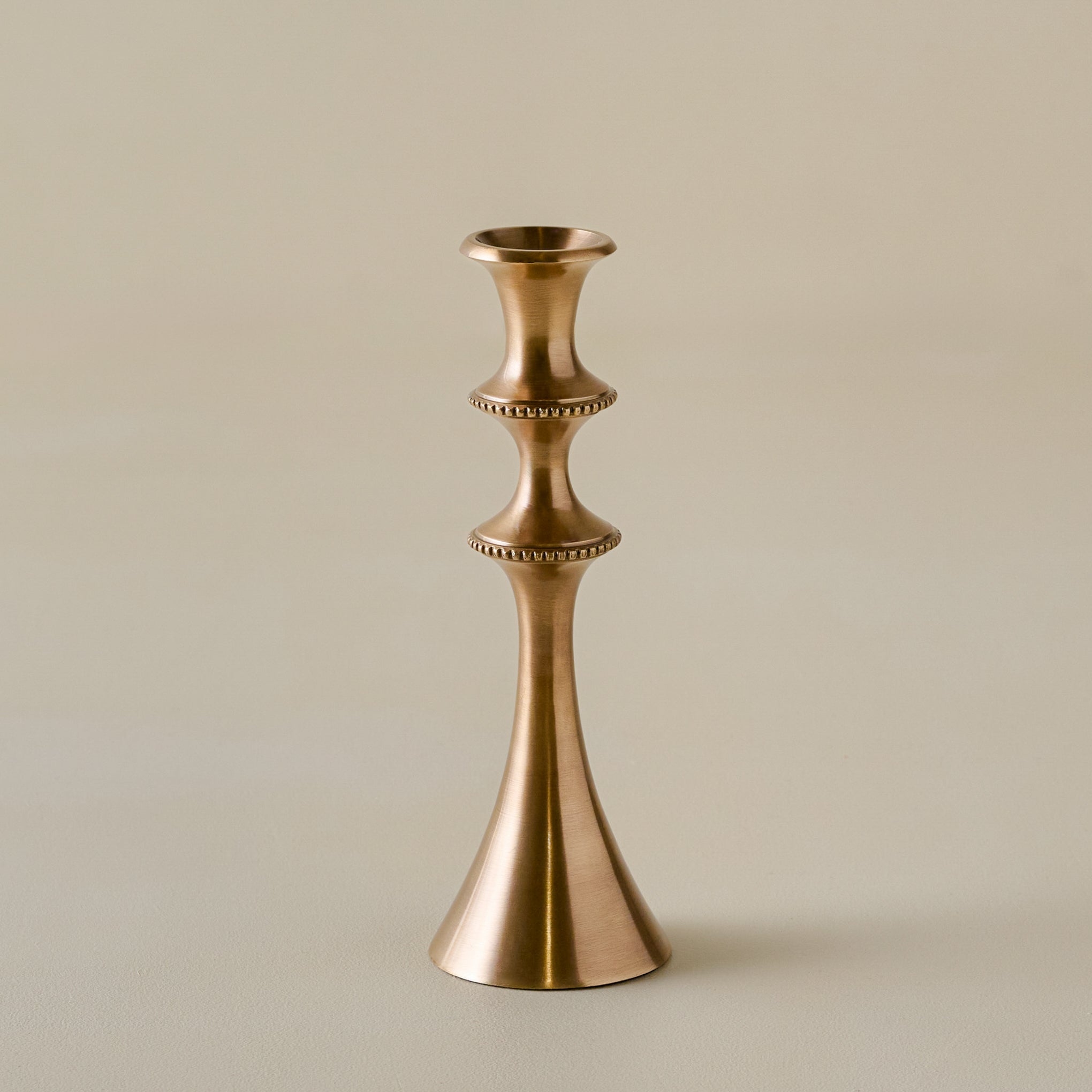 Adler Antiqued Brass Etched Taper Holder - Image 4