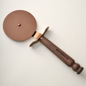 The Gristmill Collection Walnut Handle Pizza Cutter