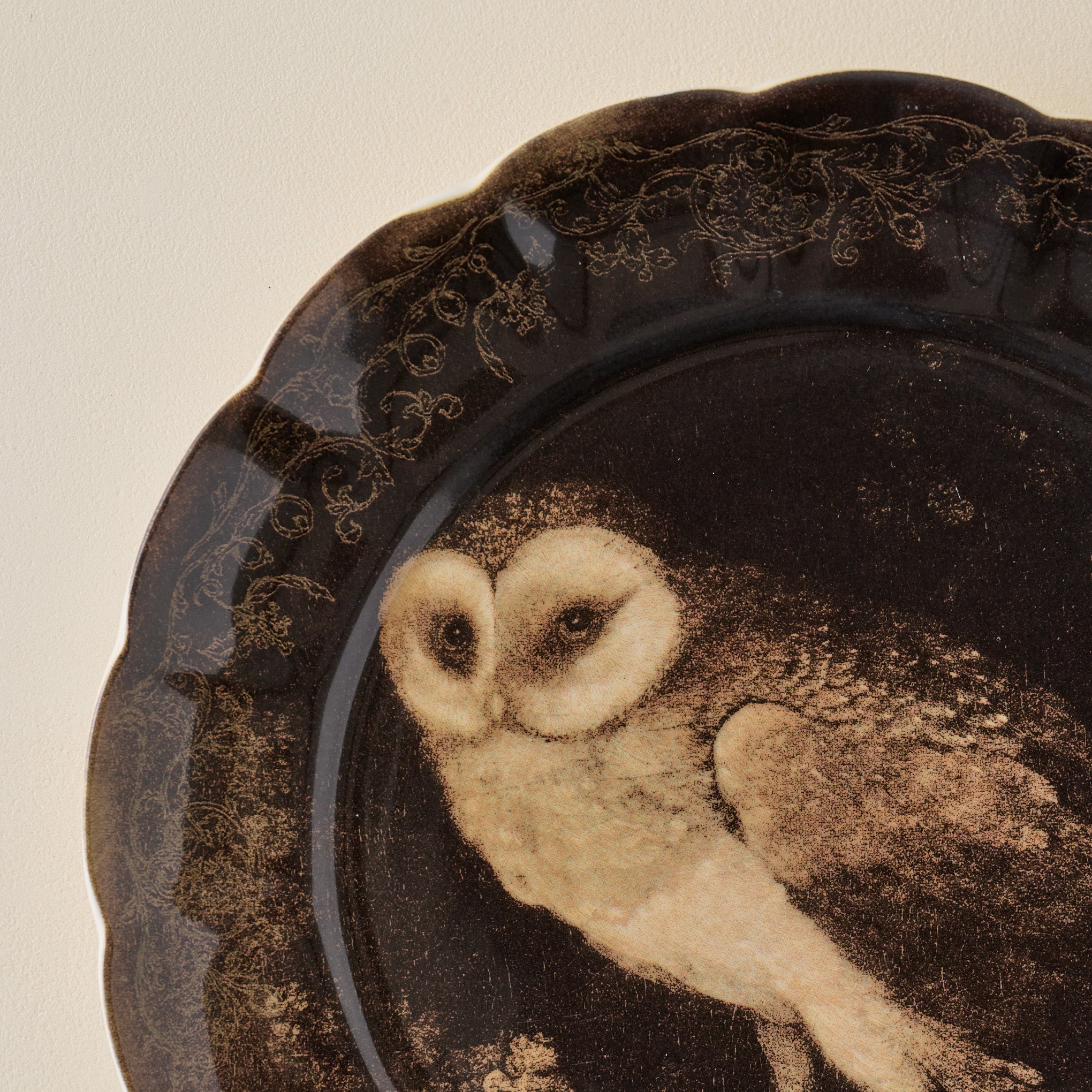 Enchanted Forest Owl Dessert Plate - Image 3