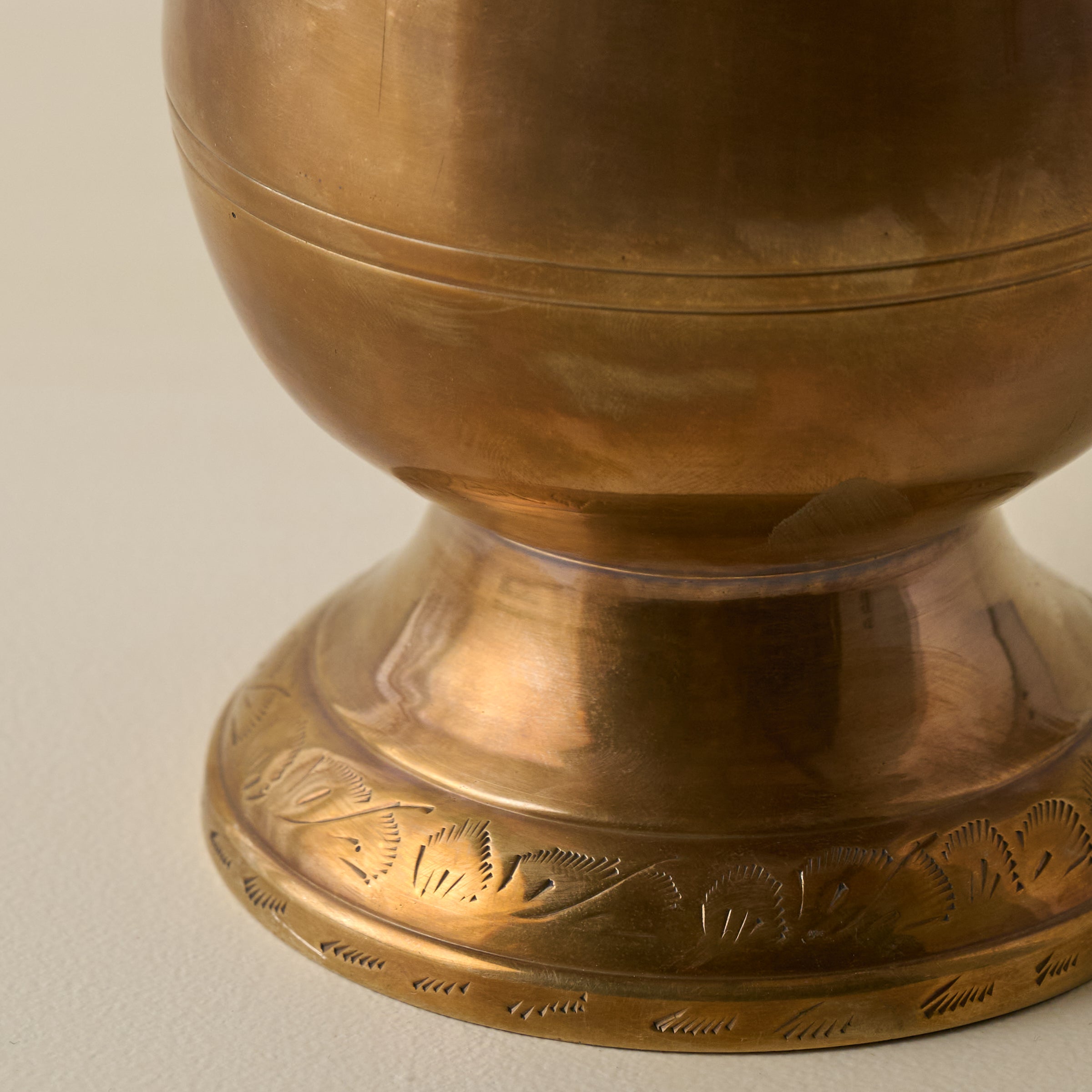 Anna Antiqued Solid Brass Vase - Image 10