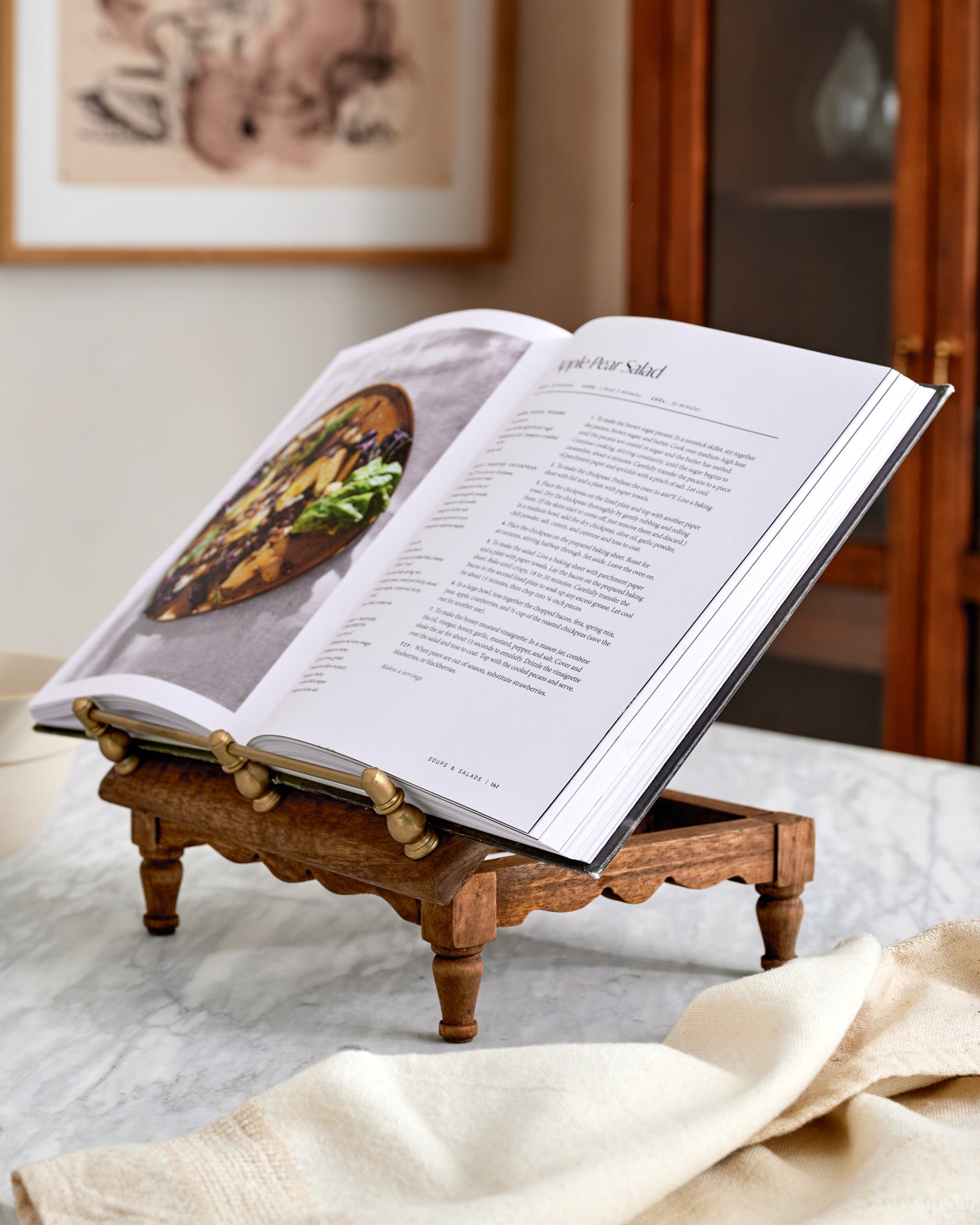 Vintage-Inspired Cookbook Holder + Riser - Image 3