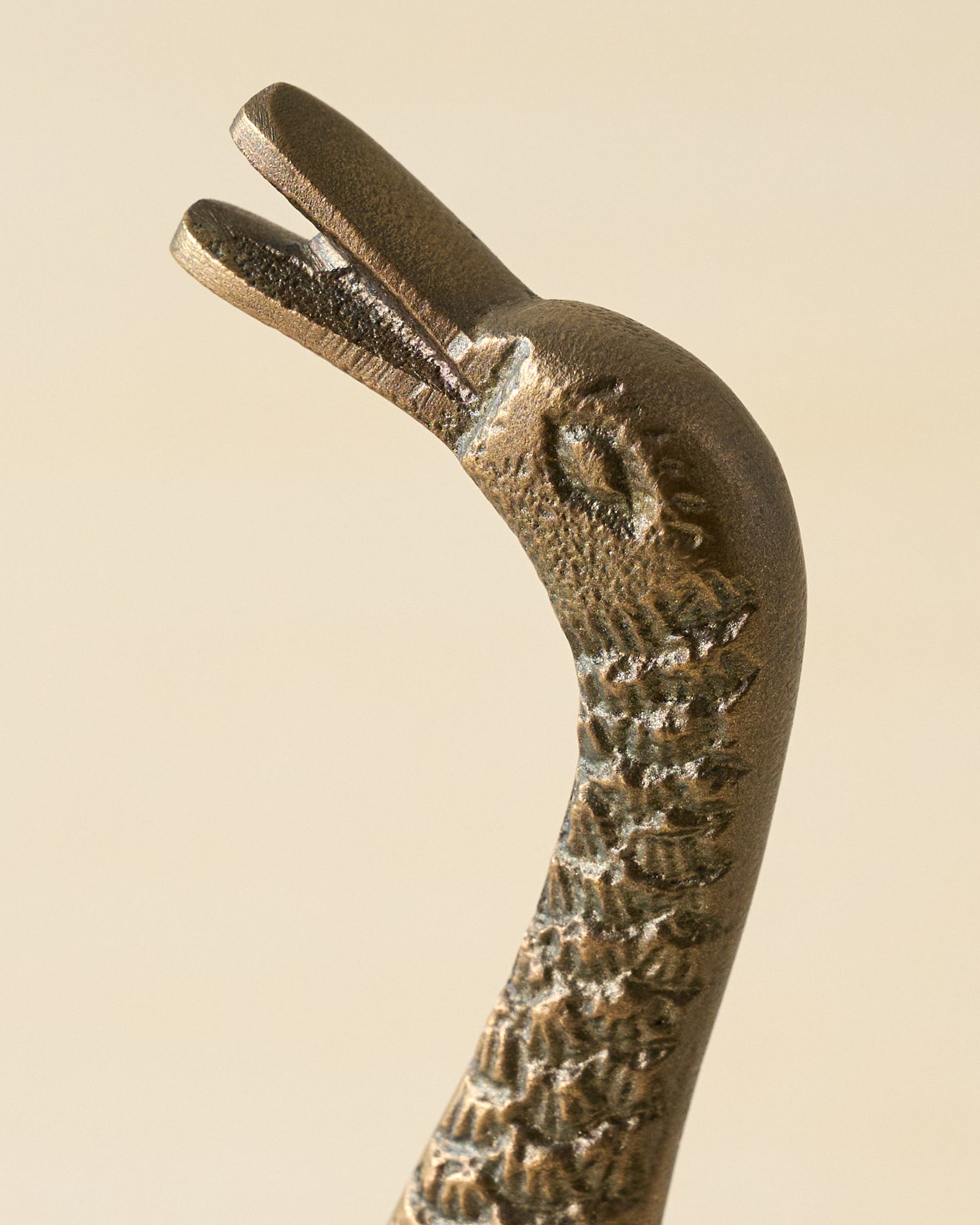 Vintage Inspired Brass Duck Taper Holder - Image 3