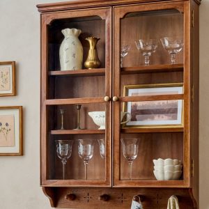 Amelia Oversized Display Cabinet with Glass Doors