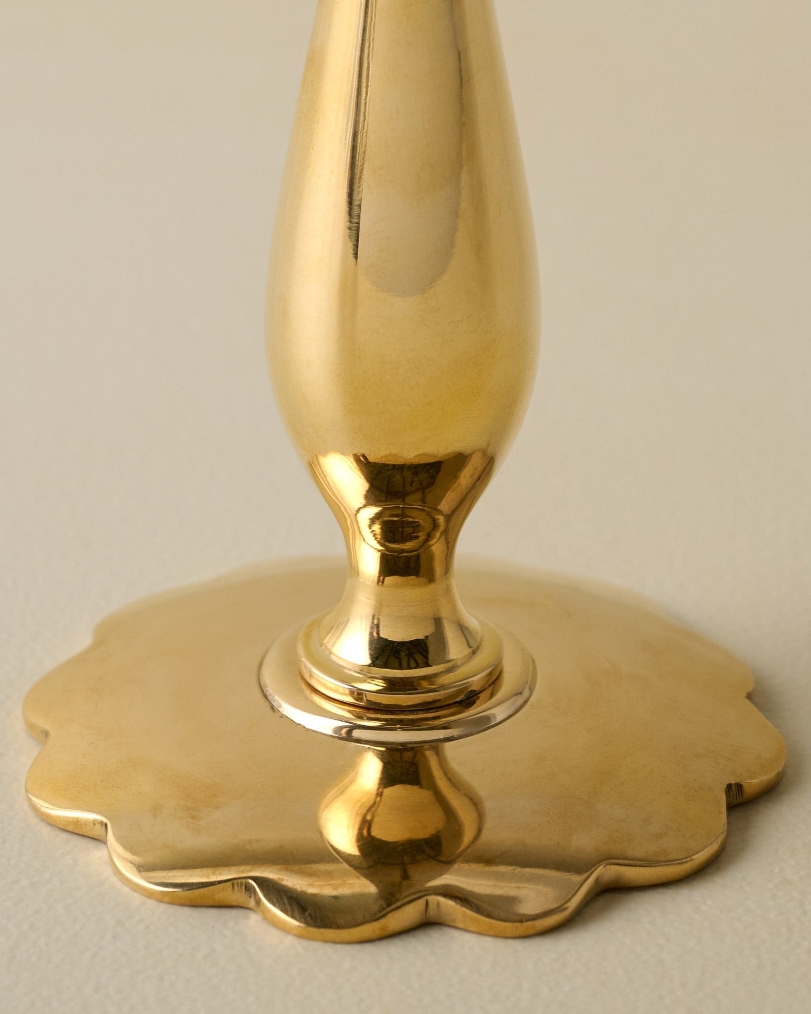 Eden Solid Brass Tulip Taper Holder - Image 4