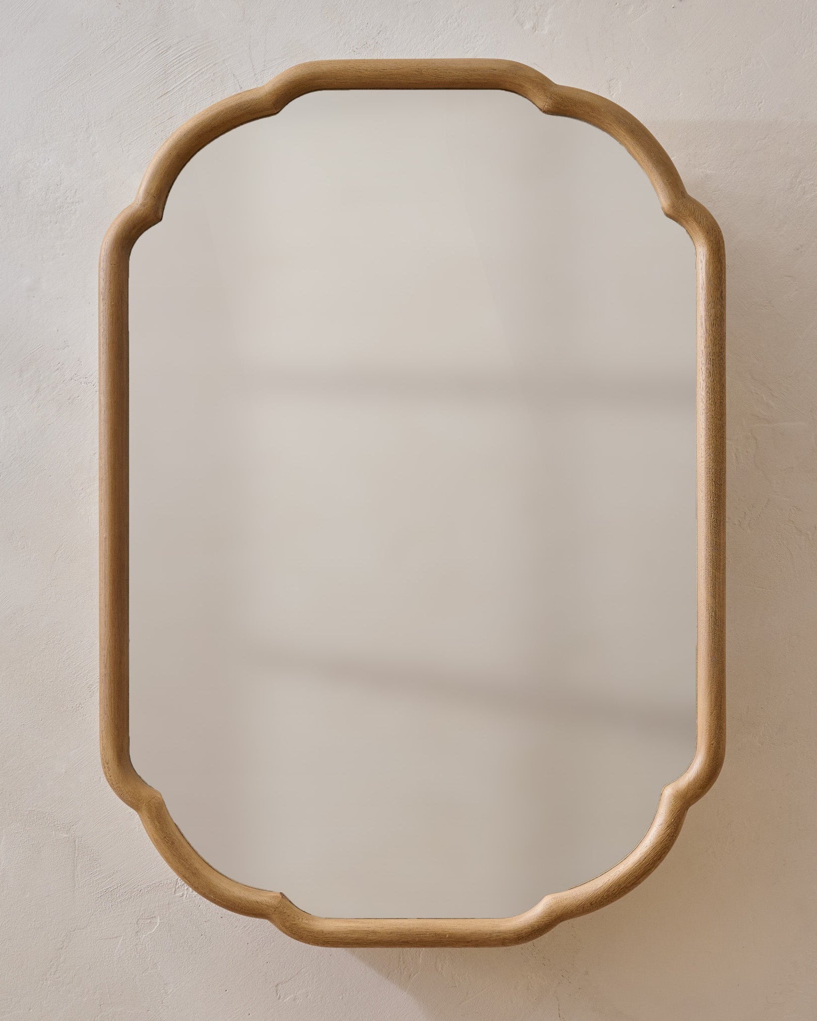 Greer Wood Scalloped Medicine Cabinet - Image 3
