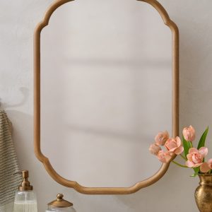 Greer Wood Scalloped Medicine Cabinet