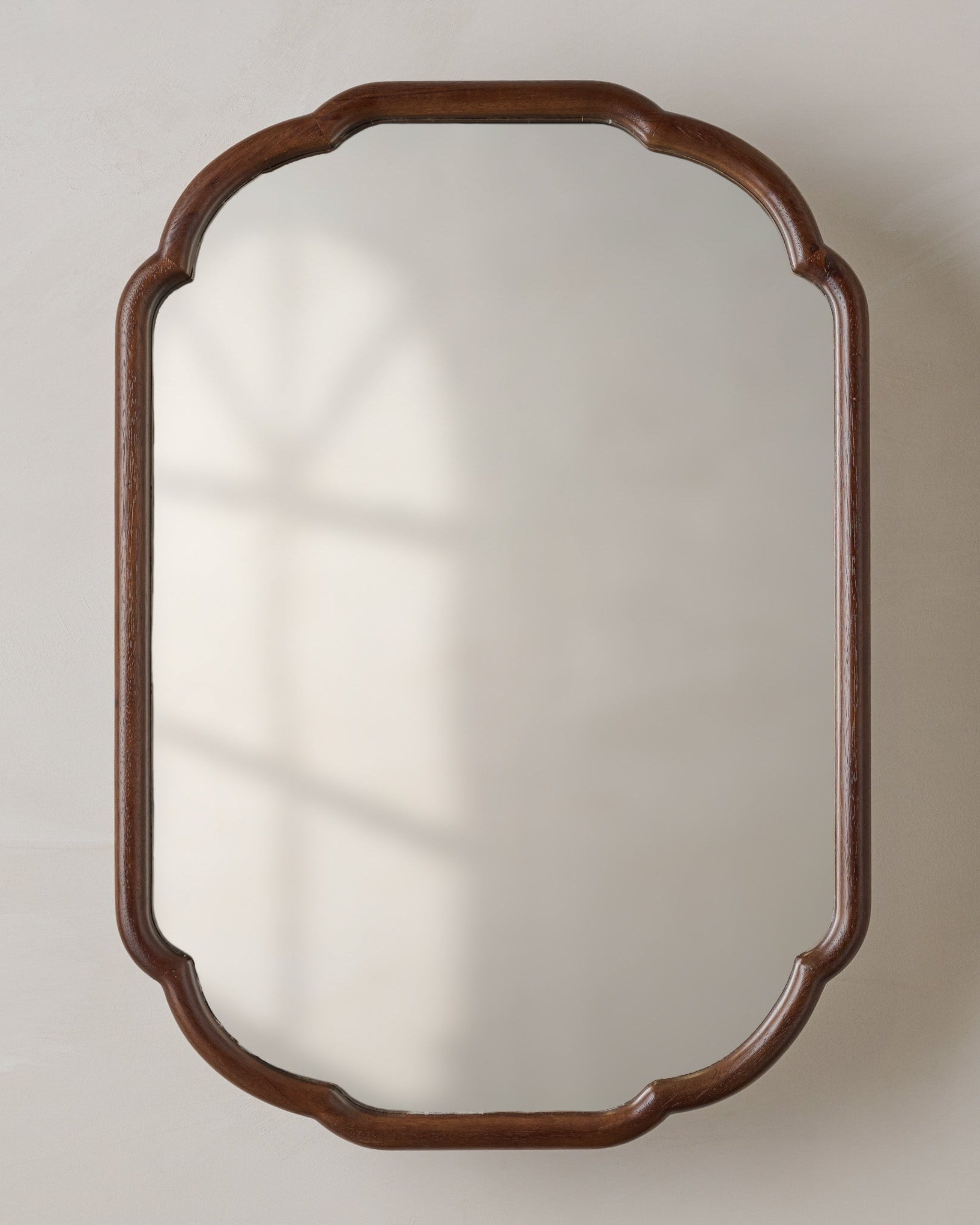Greer Wood Scalloped Medicine Cabinet - Image 4