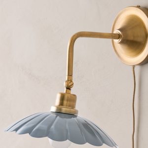 Carolyn Enamel Plug-in Sconce