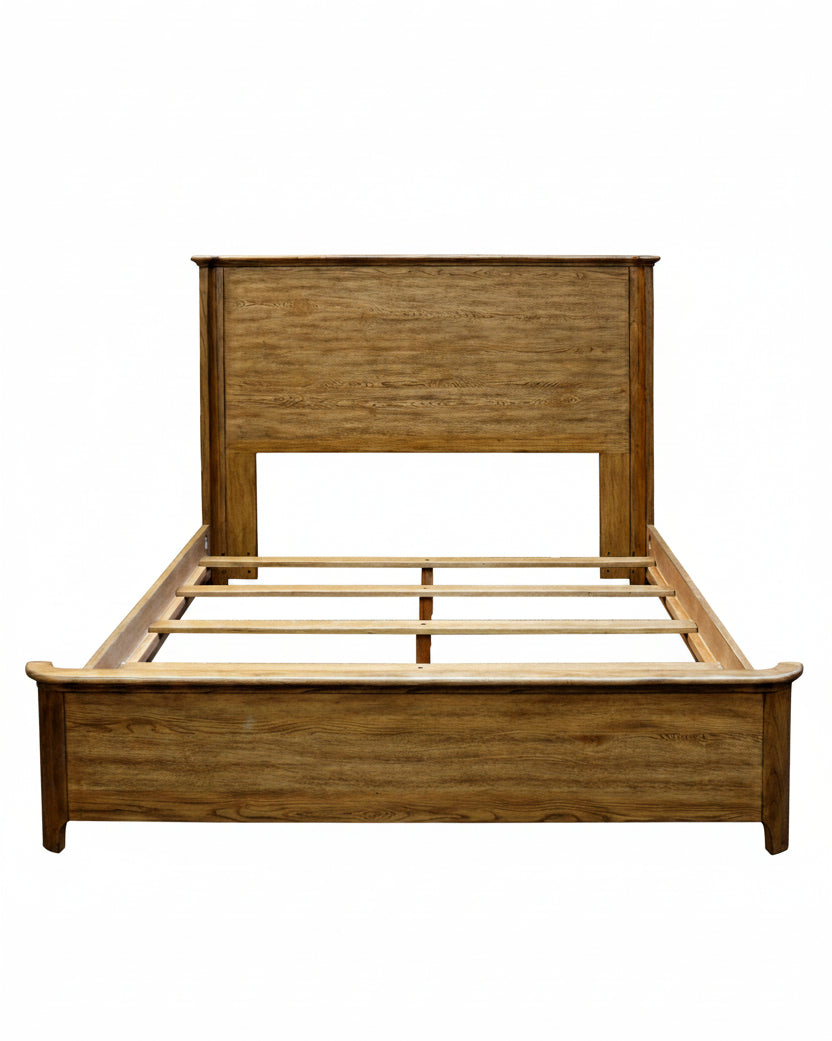 Bristow White Oak and Sungkai Wood Bed Frame - Image 2