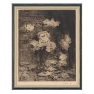 Vintage Study of Roses