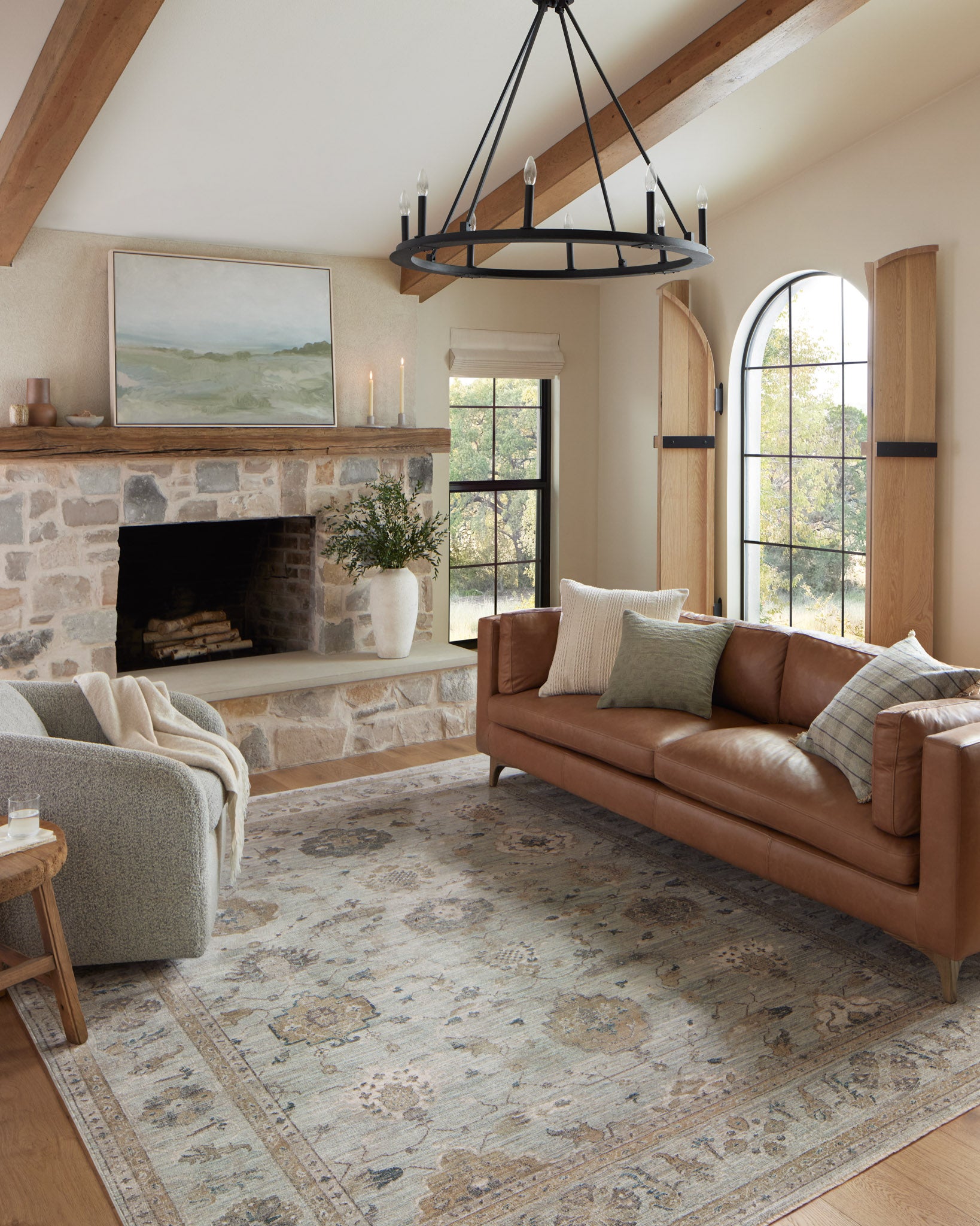 Millie Sky Gold Rug - Image 9