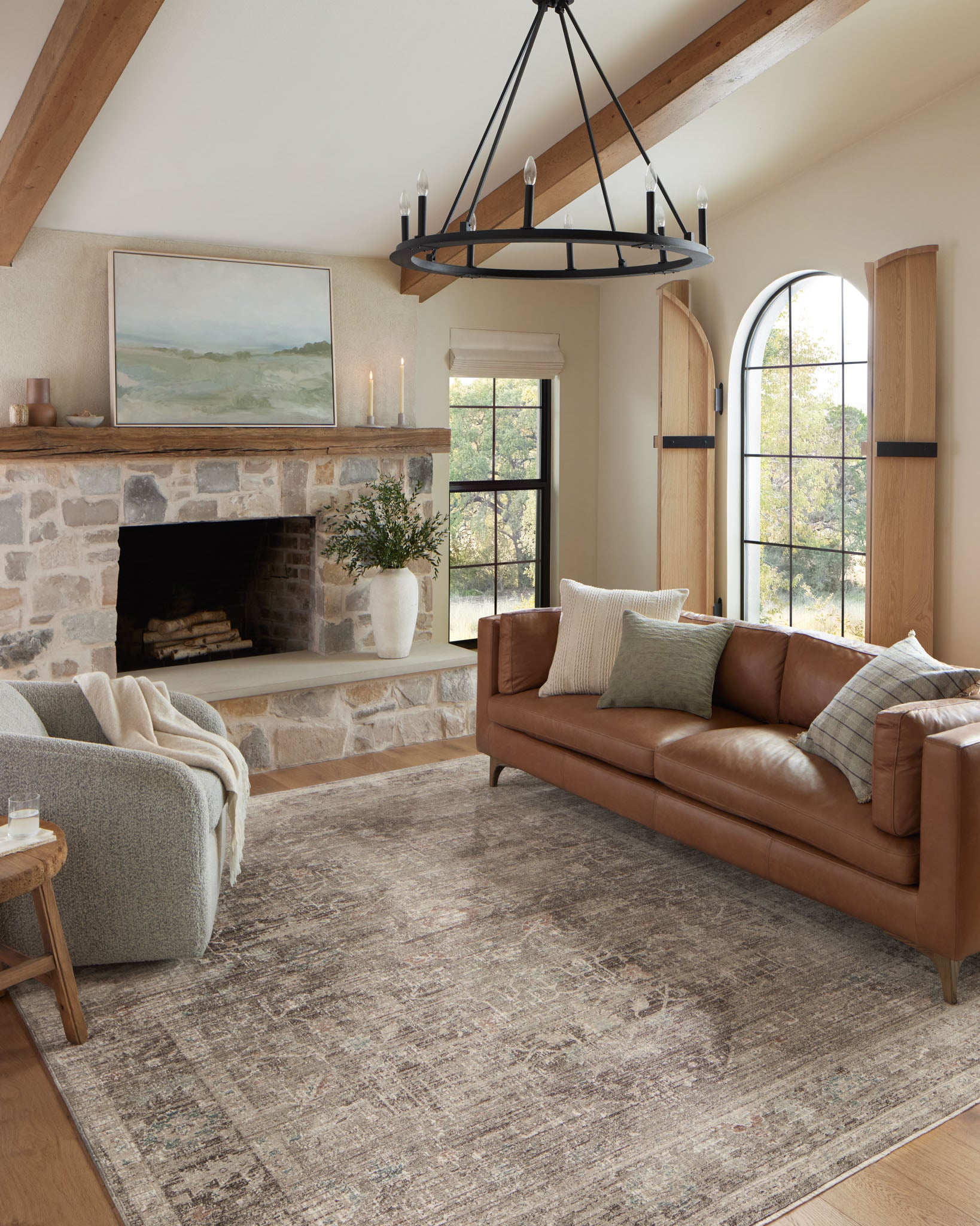 Millie Charcoal Dove Rug - Image 9